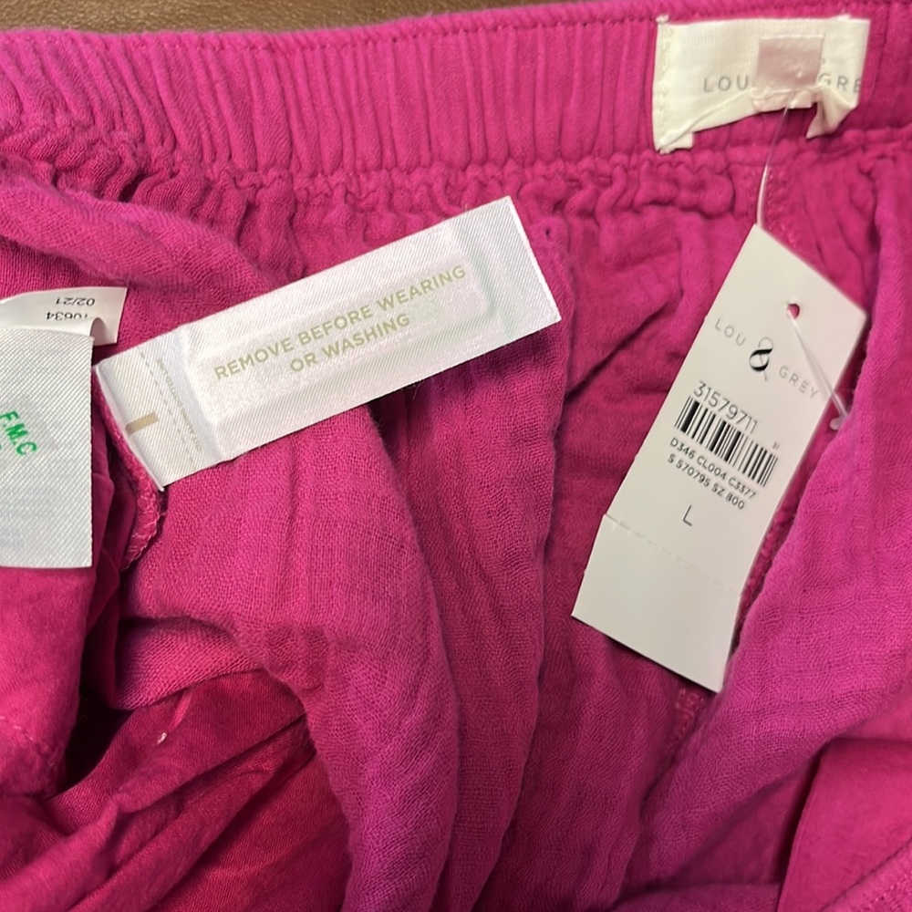 Lou & Grey cotton lounge pants NWT - Picture 7 of 7